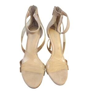 Vince Camuto Imagine nude strappy heels size 8